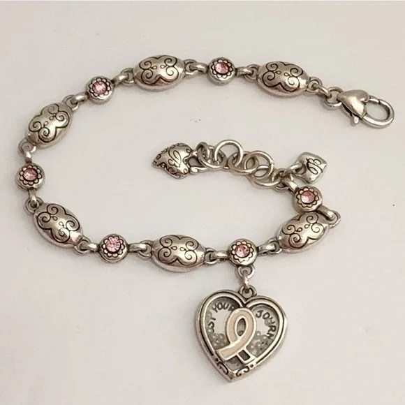 BRIGHTON 2014 the Power of Pink breast cancer awareness Charm bracelet - Picture 1 of 5